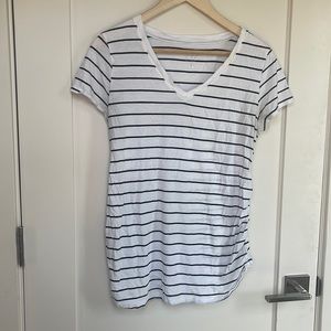 Isabel Maternity Stripped Top, Medium
